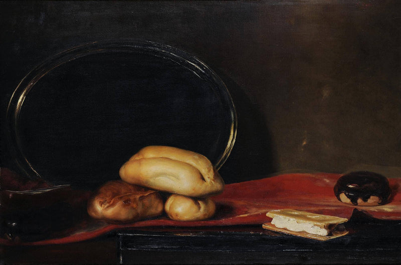Still Life / Breads by Nikolaos Gyzis — Oil Painting Reproduction
