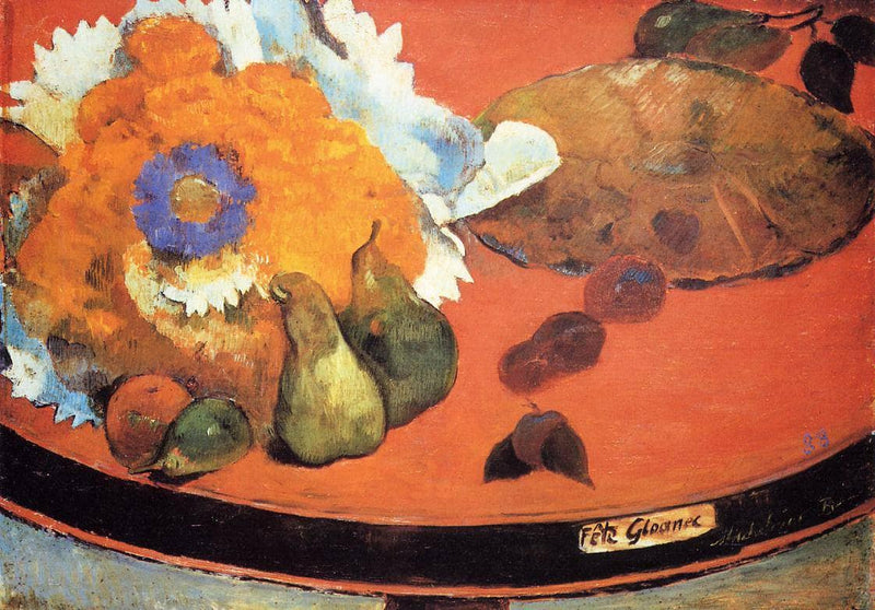 Still Life Fete Gloanec by Paul Gauguin — Oil Painting Reproduction