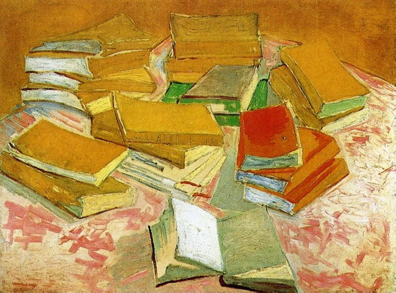 Still Life - French Novels by Vincent van Gogh — Oil Painting Reproduction