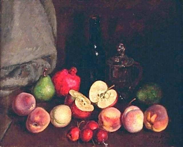 Still life 'Fruits' by Ilya Mashkov — Oil Painting Reproduction