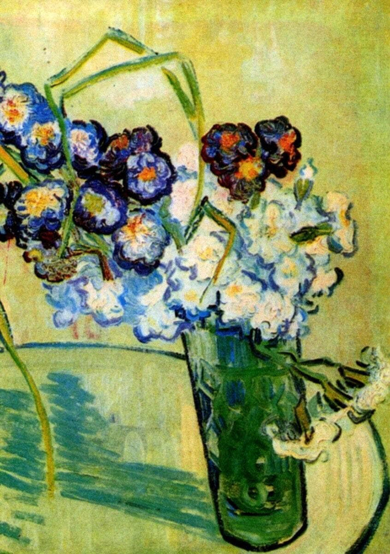 Still Life Glass with Carnations by Vincent van Gogh — Oil Painting Reproduction