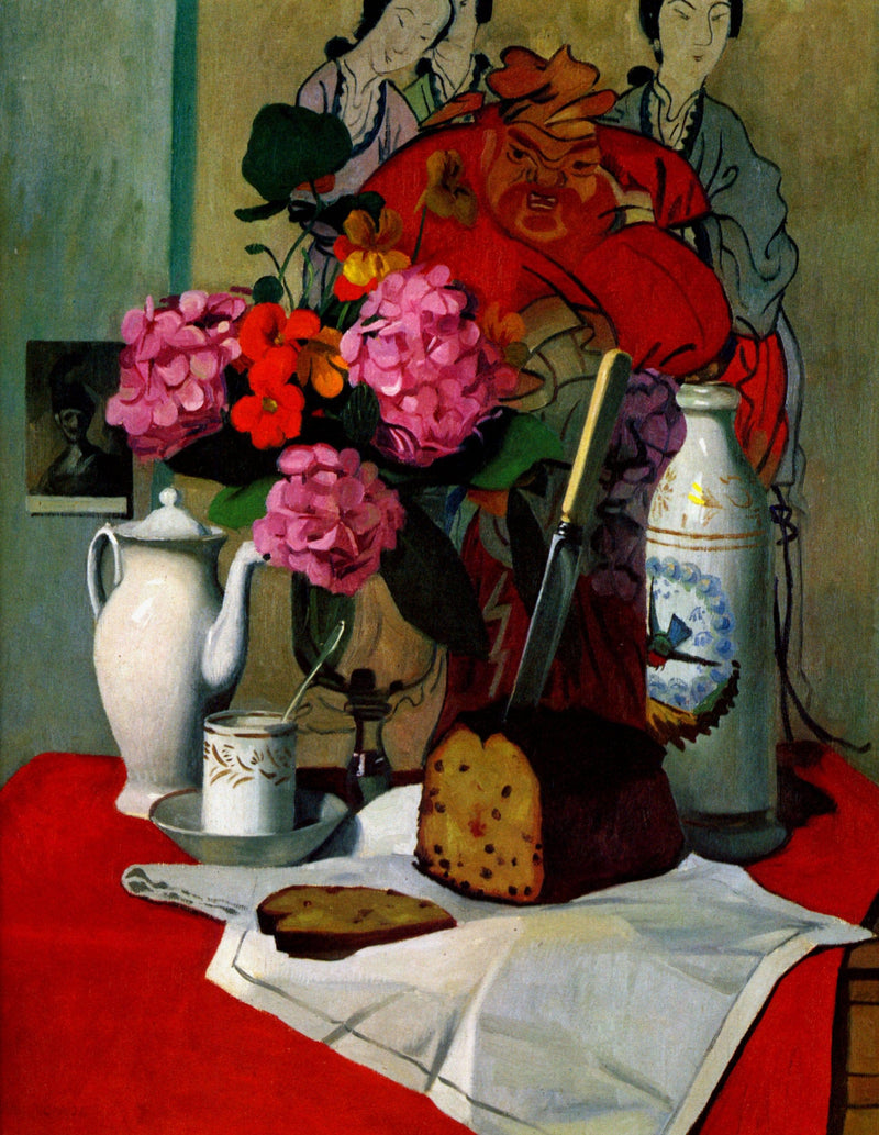 Still life in Chinese painting by Felix Vallotton — Oil Painting Reproduction