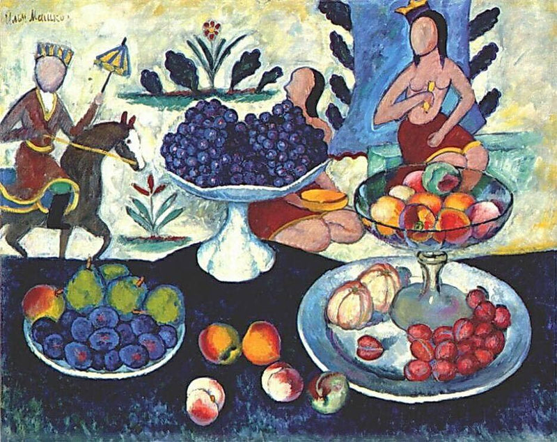 Still Life of Fruit by Ilya Mashkov — Oil Painting Reproduction
