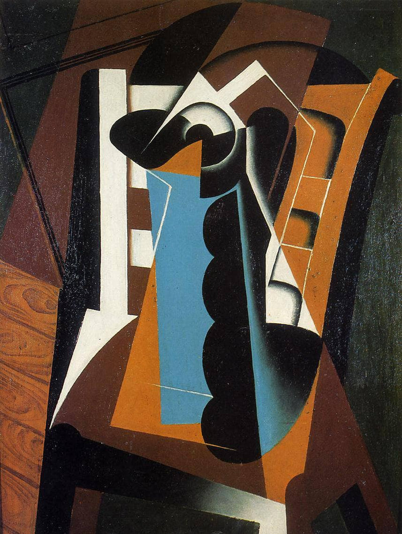 Still Life on a Chair by Juan Gris — Oil Painting Reproduction
