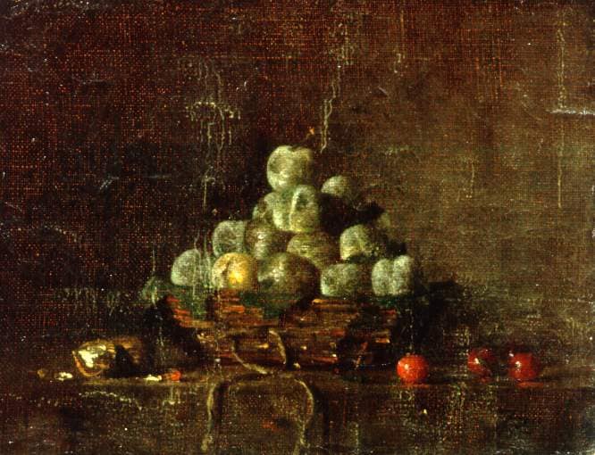 Still life Plums by Zakar Zakarian — Oil Painting Reproduction