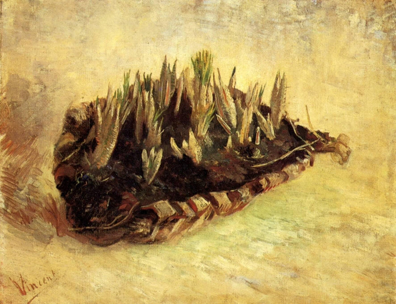 Still Life with a Basket of Crocuses by Vincent van Gogh — Oil Painting Reproduction