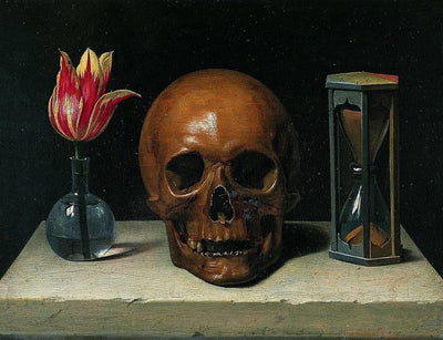 Still-Life with a Skull in bedroom