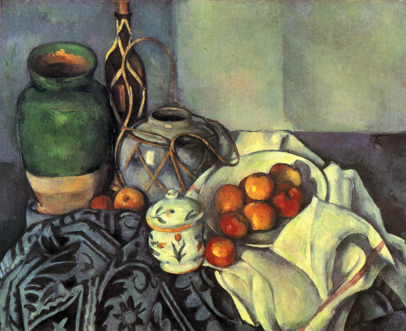 Still Life with Apples by Paul Cezanne — Oil Painting Reproduction
