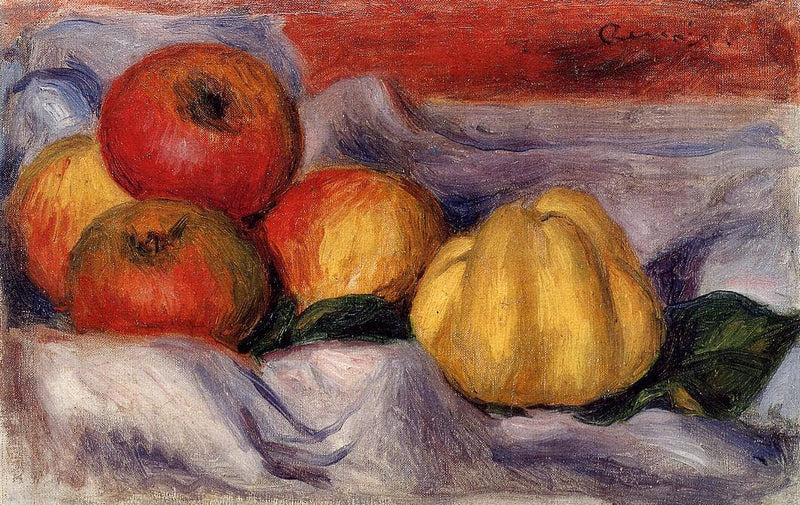 Still Life with Apples by Pierre-Auguste Renoir — Oil Painting Reproduction