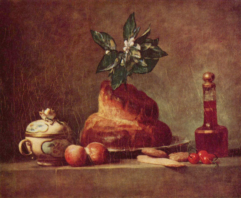 Still Life with Brioche by Jean-Baptiste-Simeon Chardin — Oil Painting Reproduction
