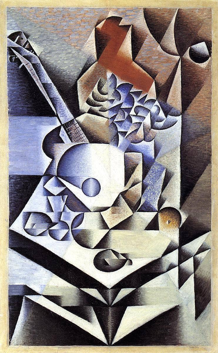 Still Life with Flowers by Juan Gris — Oil Painting Reproduction