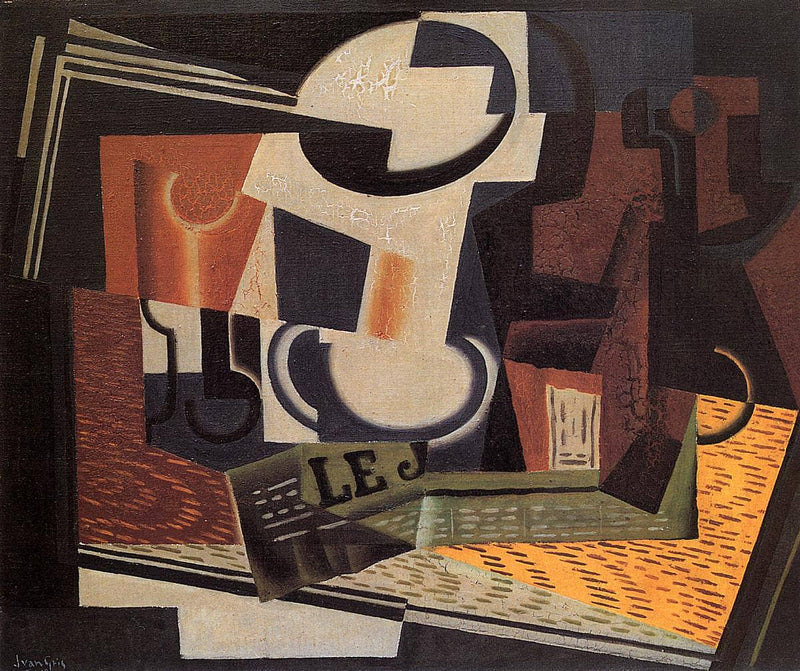 Still Life with Fruit Bowl by Juan Gris — Oil Painting Reproduction
