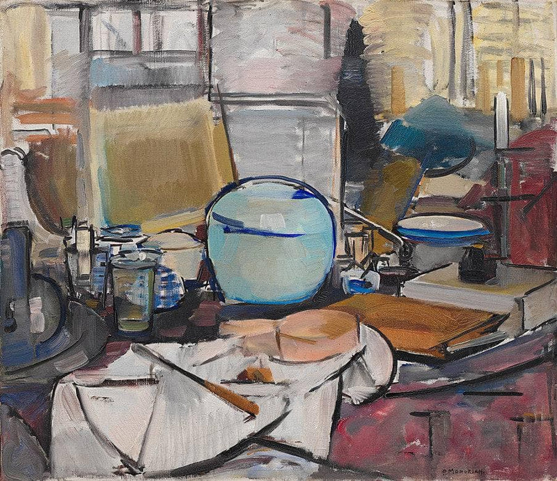 Still Life with Gingerpot 1 by Piet Mondrian — Oil Painting Reproduction