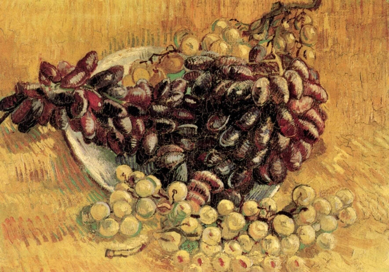 Still Life with Grapes by Vincent van Gogh — Oil Painting Reproduction