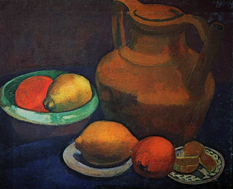 Still life with jug by Paula Modersohn-Becker — Oil Painting Reproduction