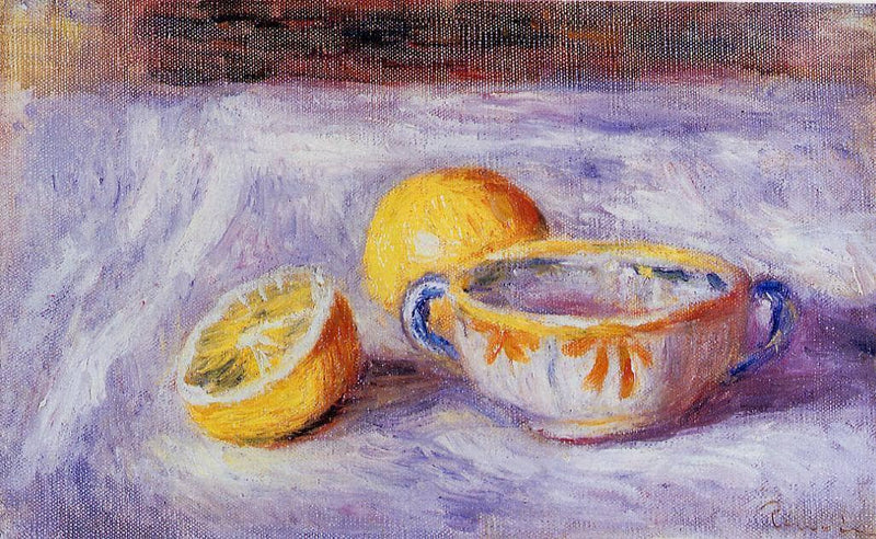 Still Life with Lemons by Pierre-Auguste Renoir — Oil Painting Reproduction