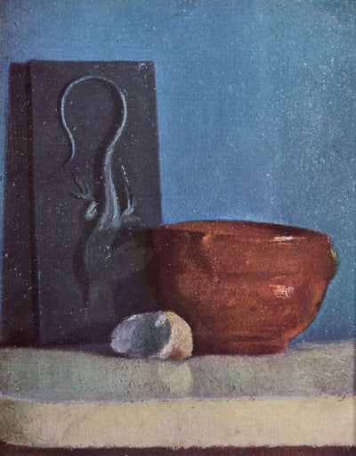 Still Life with Lizard in modern living room