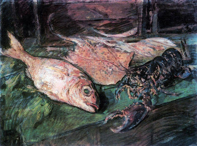 Still Life with Lobster in study