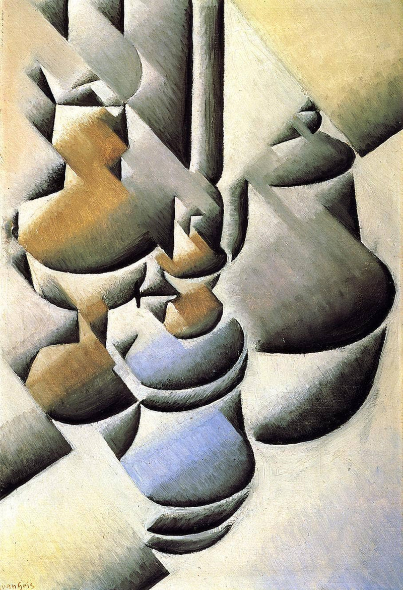 Still Life with Oil Lamp by Juan Gris — Oil Painting Reproduction