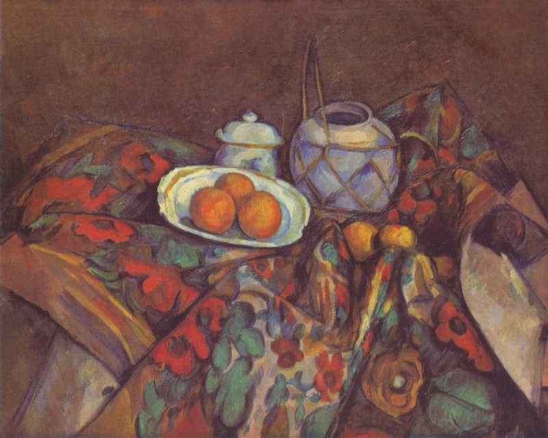 Still Life with Oranges by Paul Cezanne — Oil Painting Reproduction