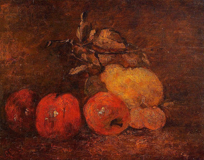 Still Life with Pears and Apples in study