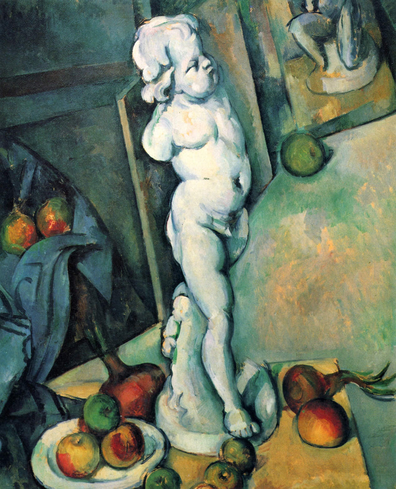 Still Life with Plaster Cupid by Paul Cezanne — Oil Painting Reproduction