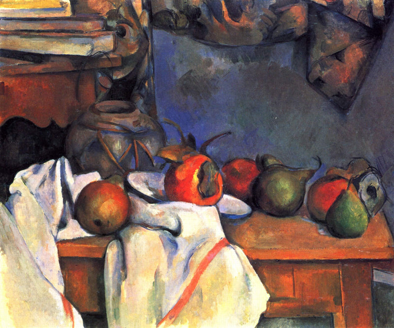 Still Life with Pomegranate and Pears by Paul Cezanne — Oil Painting Reproduction