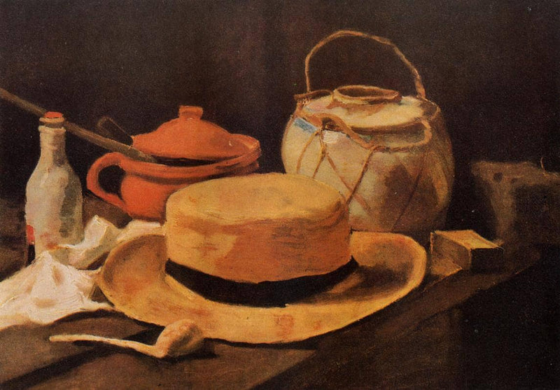 Still Life with Yellow Hat by Vincent van Gogh — Oil Painting Reproduction