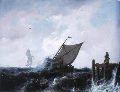 Storm on the Black sea in dining room