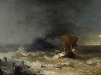 Storm On The Sea in bedroom