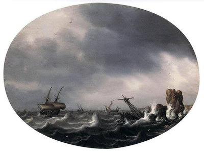 Stormy Sea in dining room