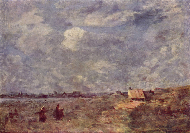Stormy Weather, Pas de Calais by Camille Corot — Oil Painting Reproduction