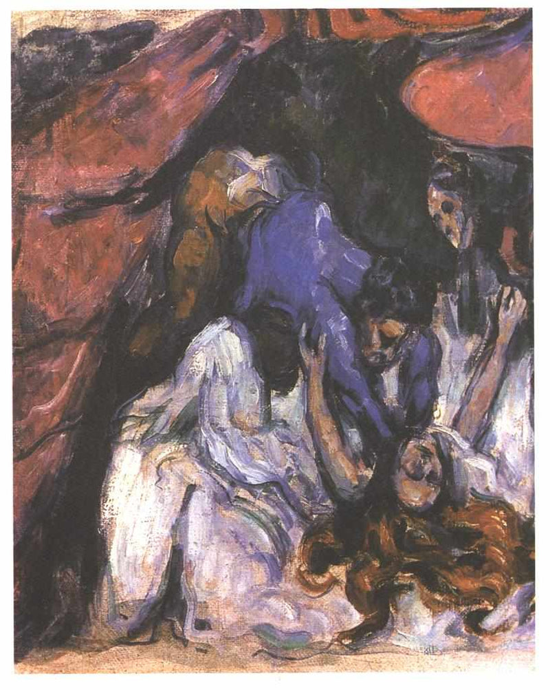Strangled woman by Paul Cezanne — Oil Painting Reproduction