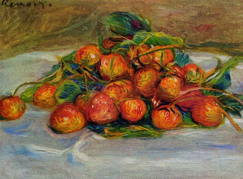 Strawberries by Pierre-Auguste Renoir — Oil Painting Reproduction