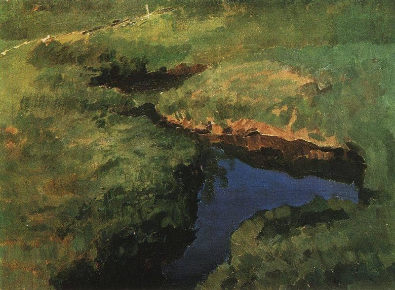 Stream by Konstantin Somov — Oil Painting Reproduction