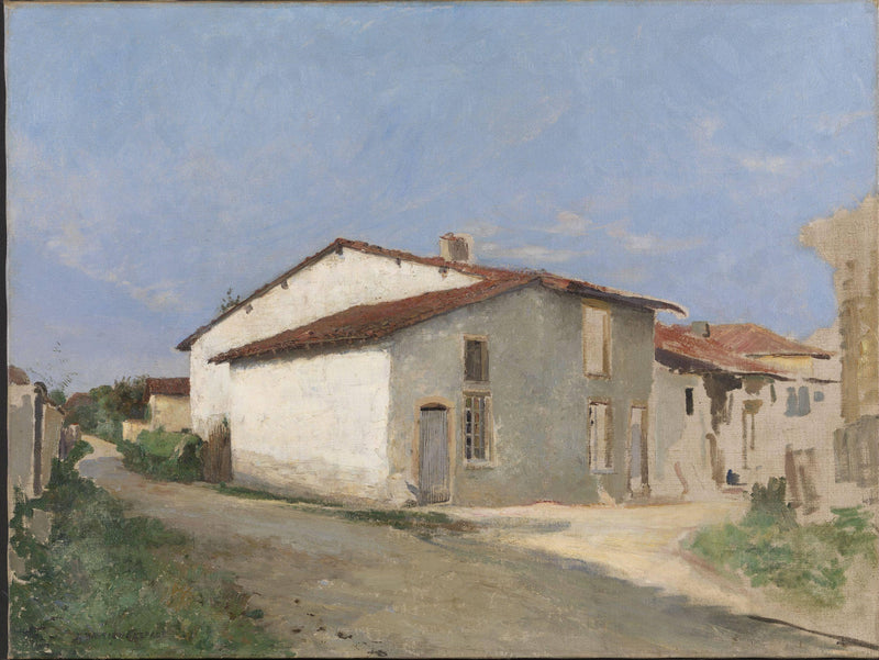 Street in Damvillers by Jules Bastien-Lepage — Oil Painting Reproduction