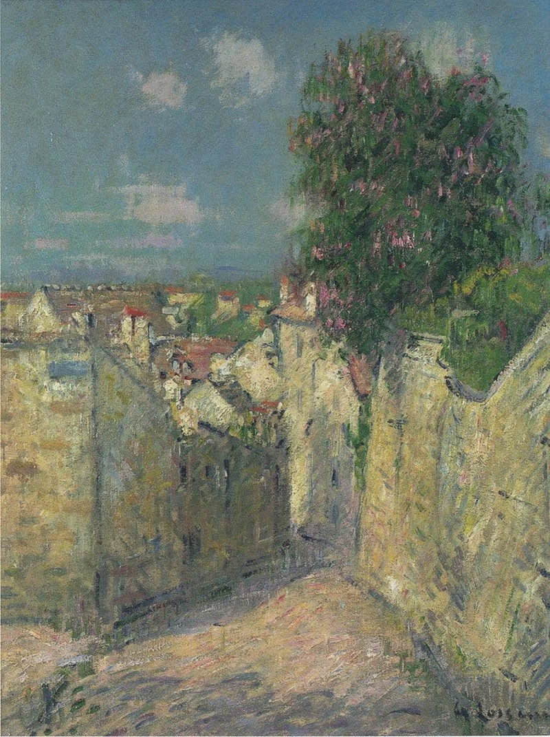 Street in Pontoise by Gustave Loiseau — Oil Painting Reproduction