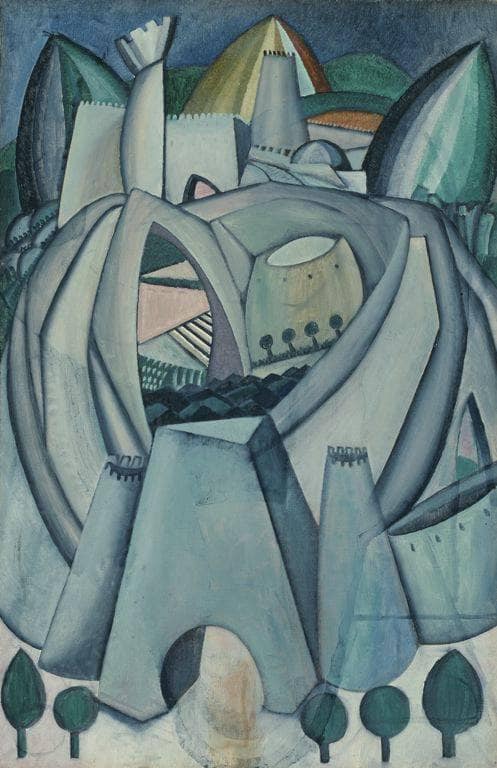 Stronghold by Amadeo de Souza-Cardoso — Oil Painting Reproduction