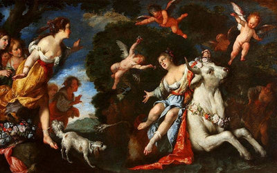 The Abduction of Europa in home office