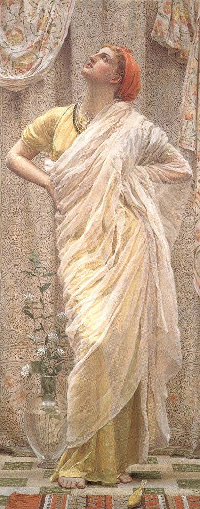 Study for Birds by Albert Joseph Moore, Oil Painting Reproduction