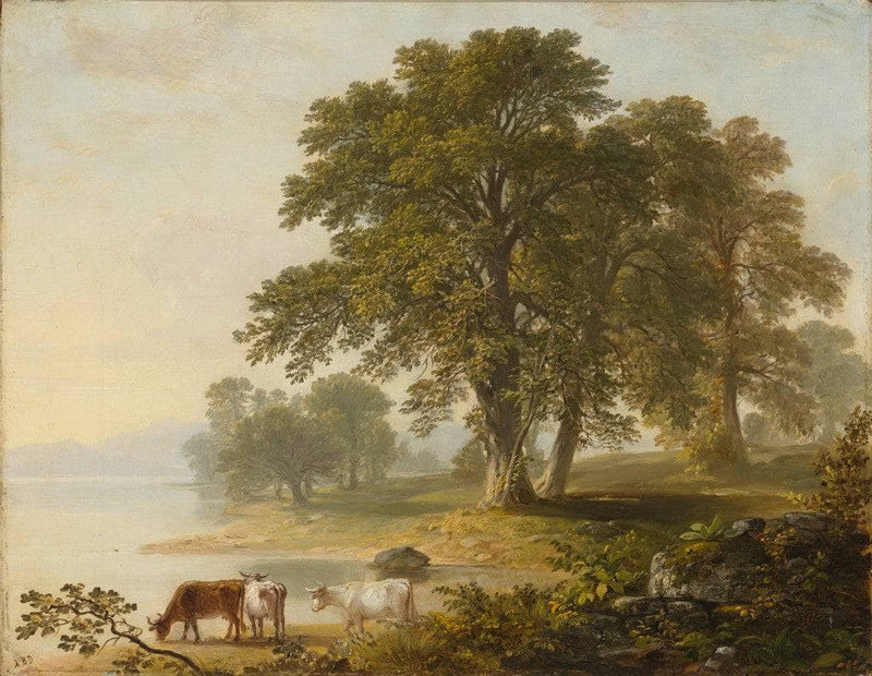 Study for Summer Afternoon by Asher Brown Durand — Oil Painting Reproduction