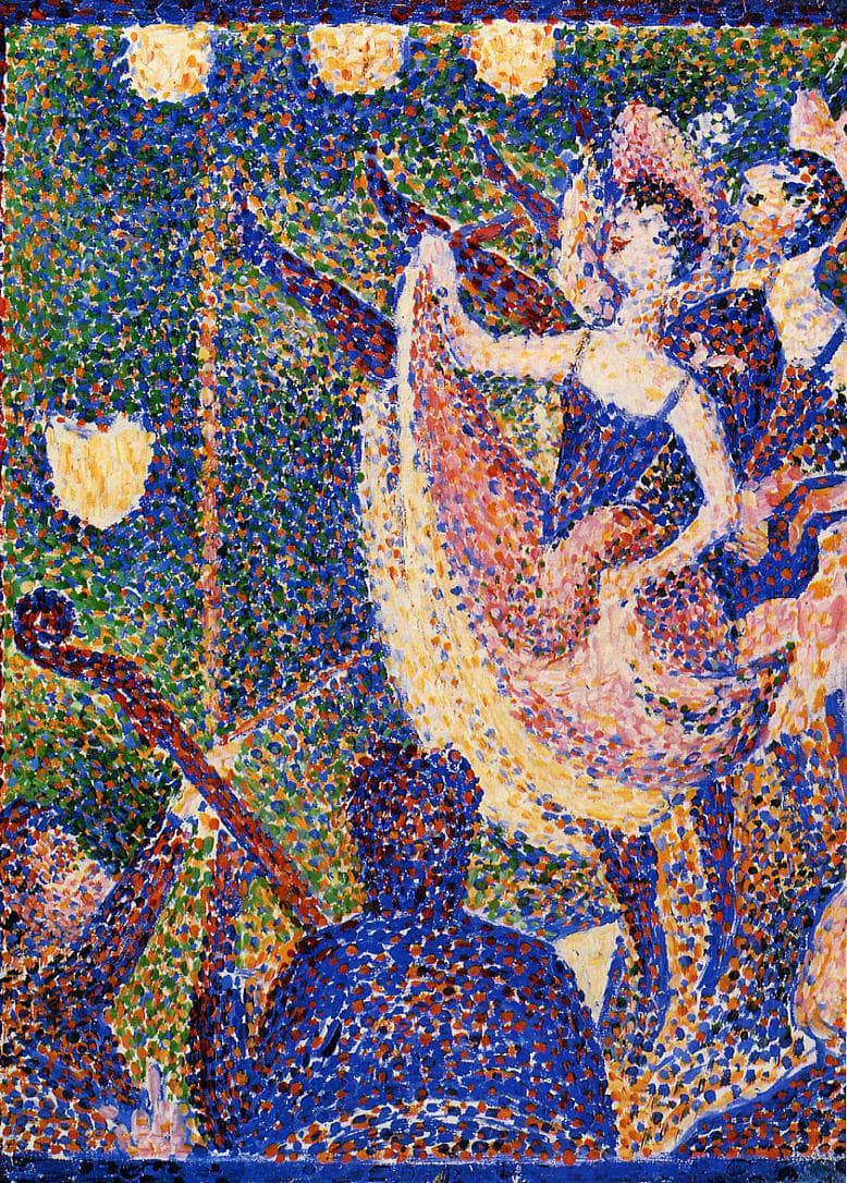 Study for The Chahut by Georges Seurat — Oil Painting Reproduction