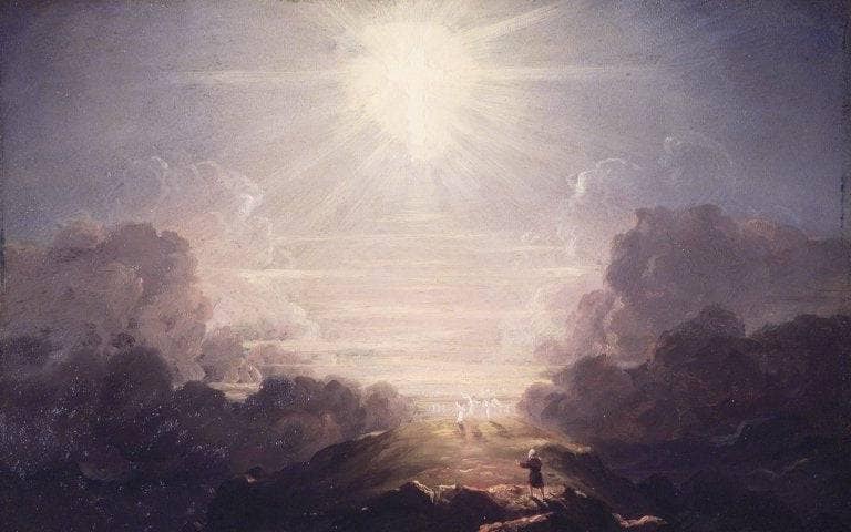 Study for The Cross and the World by Thomas Cole — Oil Painting Reproduction