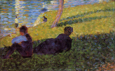 Study for "Un dimanche après midi à l'île de la Grande Jatte" in entryway