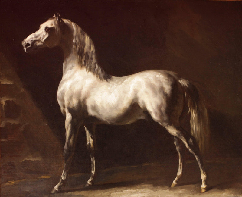 Study of a Dapple Grey by Théodore Géricault — Oil Painting Reproduction