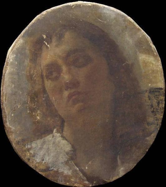Study of a female head by Francesco Hayez — Oil Painting Reproduction
