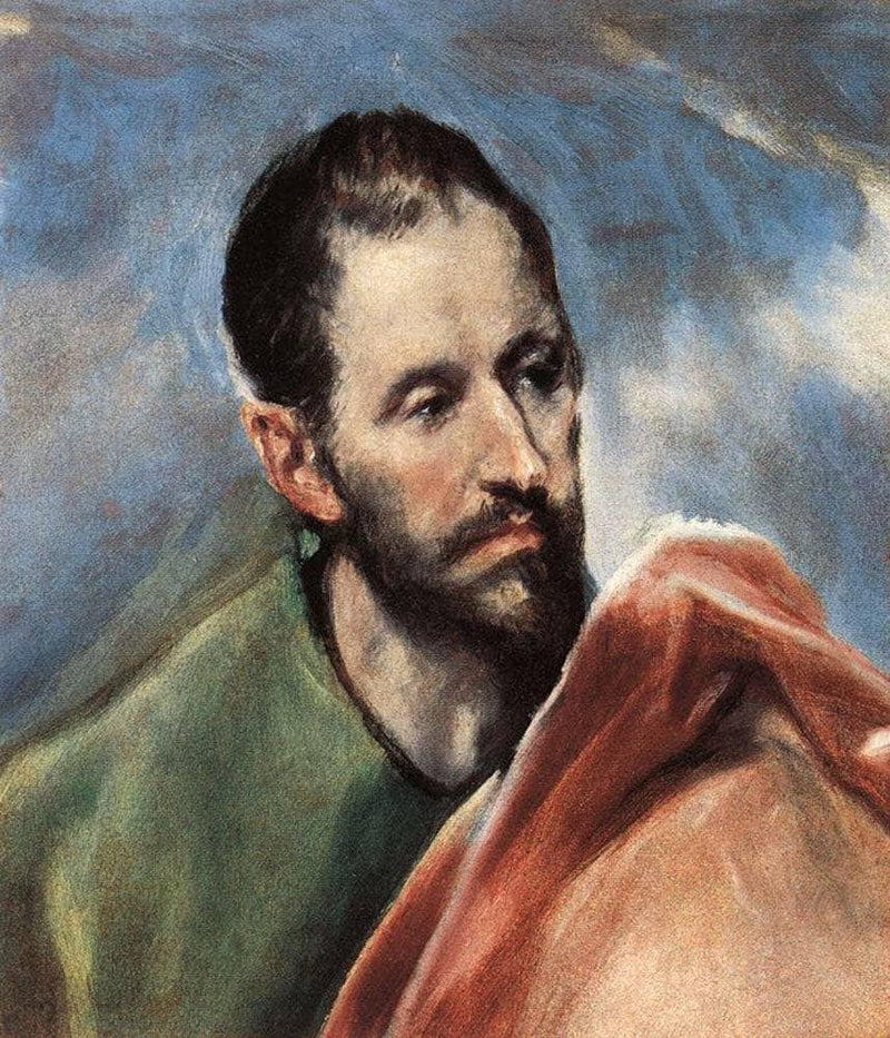 Study of a Man by El Greco — Oil Painting Reproduction