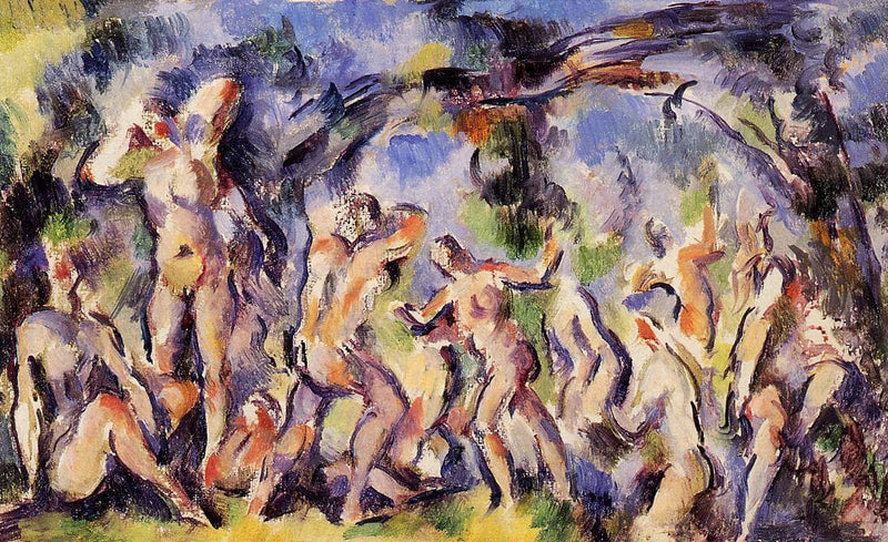 Study of Bathers by Paul Cezanne — Oil Painting Reproduction
