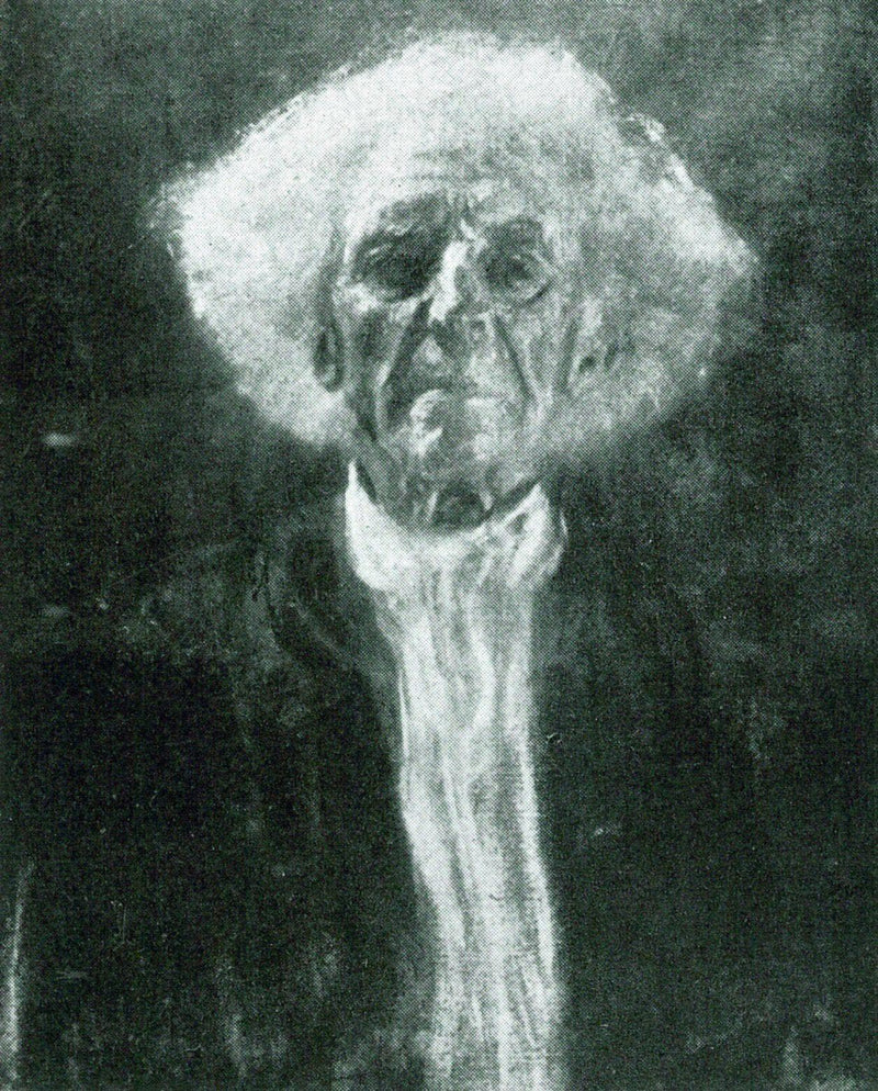 Study of the Head of a Blind Man by Gustav Klimt — Oil Painting Reproduction