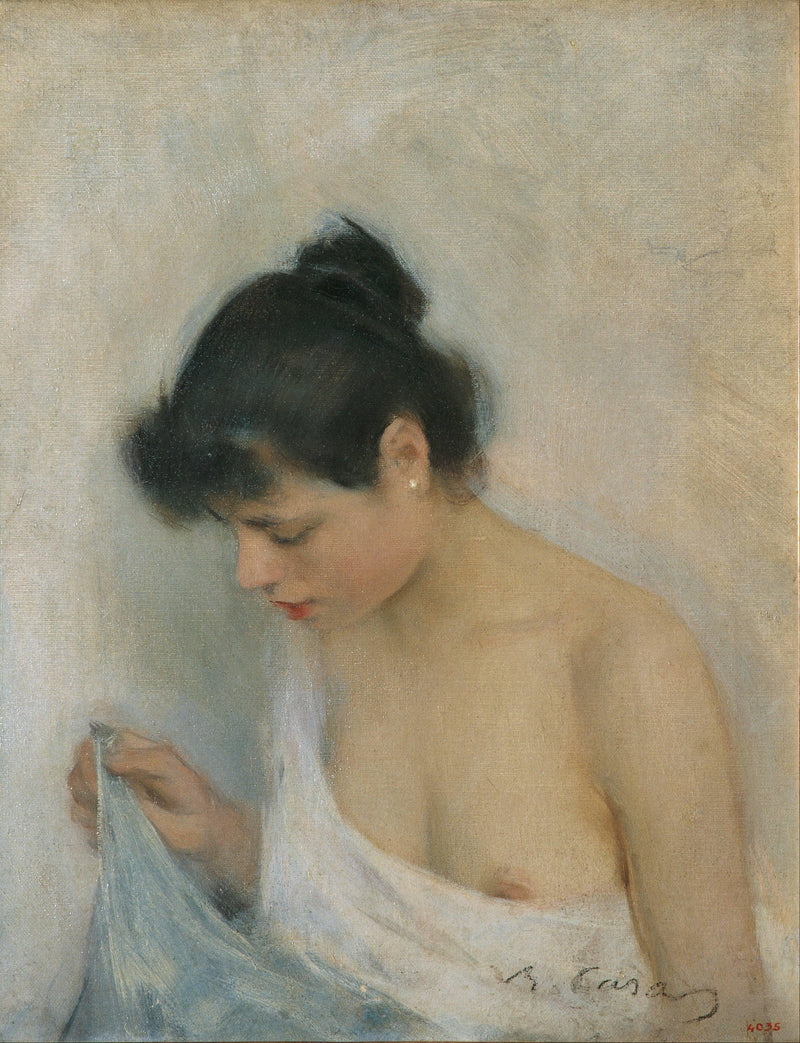 Study by Ramon Casas — Oil Painting Reproduction